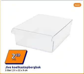 Action Jive koelkastopbergbak aanbieding