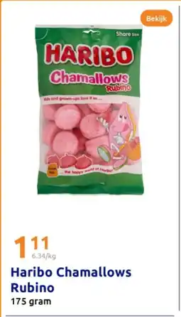 Action Haribo Chamallows Rubino aanbieding