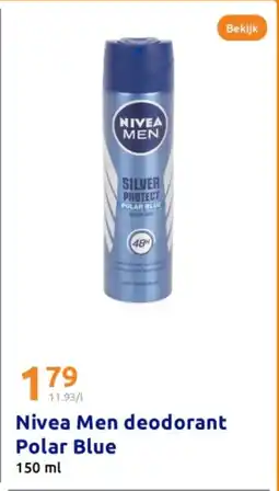 Action Nivea Men deodorant Polar Blue aanbieding