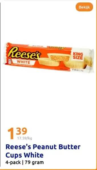 Action Reese's Peanut Butter Cups White aanbieding