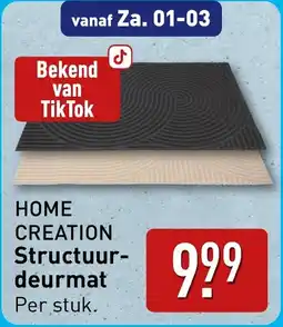 ALDI Home Creation Structuur Deurmat aanbieding