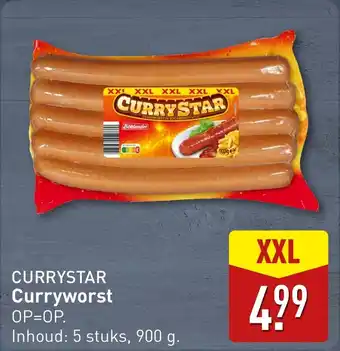 ALDI Currystar Curryworst aanbieding