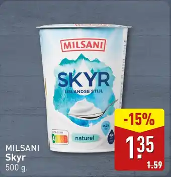 ALDI Milsani Skyr aanbieding