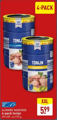 ALDI Almare seafood 4 pack tonijn aanbieding