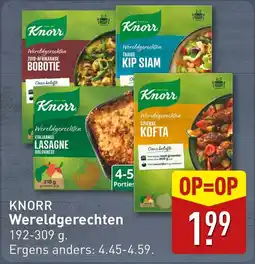 ALDI Knorr Wereldgerechten aanbieding