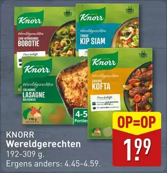 ALDI Knorr Wereldgerechten aanbieding