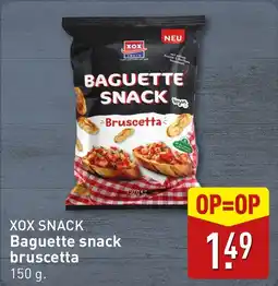 ALDI Xox Snack Baguette snack bruscetta aanbieding