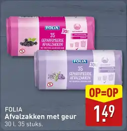 ALDI Folia Afvalzakken met geur aanbieding