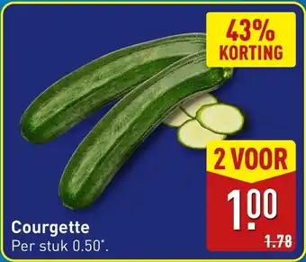 ALDI Courgette aanbieding