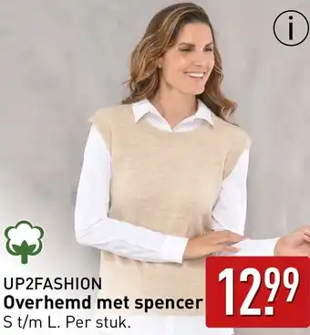 ALDI UP2FASHION Overhemd met spencer aanbieding