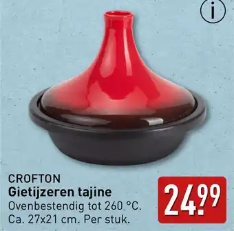 ALDI CROFTON Gietijzeren tajine aanbieding