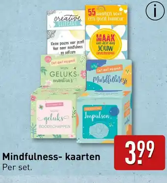 ALDI Mindfulness- kaarten aanbieding