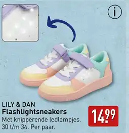 ALDI LILY & DAN Flashlightsneakers aanbieding