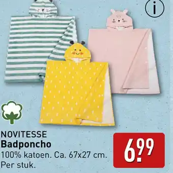 ALDI NOVITESSE Badponcho aanbieding