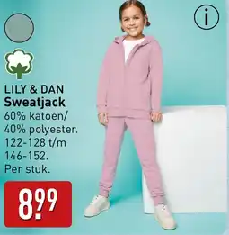 ALDI LILY & DAN Sweatjack aanbieding