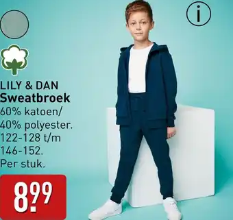 ALDI LILY & DAN Sweatbroek aanbieding