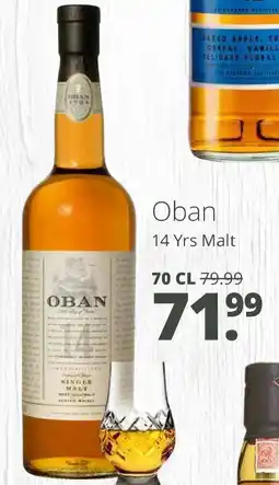 Mitra Oban 14 Yrs Malt aanbieding