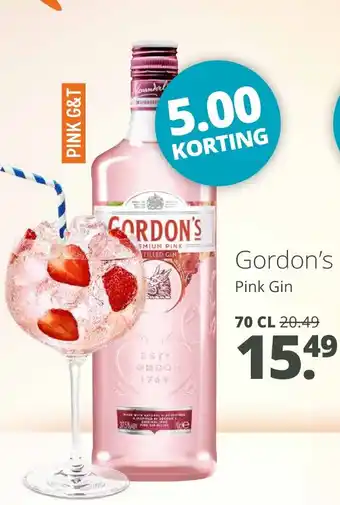 Mitra Gordon's Pink Gin aanbieding