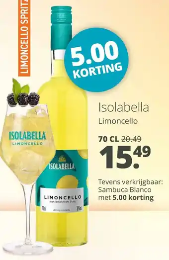 Mitra Isolabella limoncello aanbieding