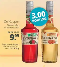 Mitra De Kuyper Watermelon of Butterscotch aanbieding