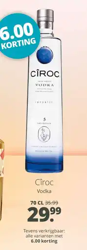 Mitra Cîroc Vodka aanbieding