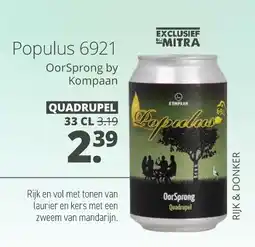 Mitra Populus 6921 Oorsprong by Kompaan aanbieding