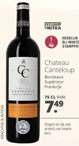 Mitra Chateau Canteloup aanbieding