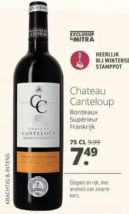 Mitra Chateau canteloup aanbieding