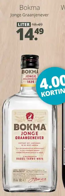 Mitra Bokma Jonge Graanjenever aanbieding