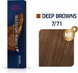 Bol.com Wella Professionals Koleston Perfect Me+ - Haarverf - 7/71 Deep Browns - 60ml aanbieding