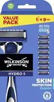 Bol.com Wilkinson Sword Hydro 5 scheermes met 9 mesjes aanbieding