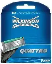 Bol.com Wilkinson Sword Quattro Titanium - 8 stuks - Scheermesjes aanbieding