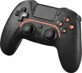 Bol.com Deltaco - Draadloze PS4 Controller - Met 2 Macro Knoppen - Geschikt voor PS4/PC/Android/iOS - Zwart aanbieding