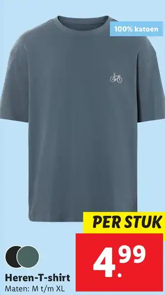 Lidl Heren T-shirt aanbieding