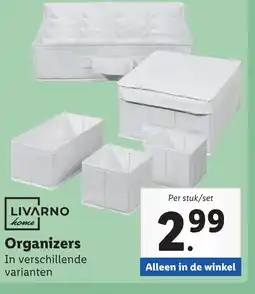 Lidl Organizers aanbieding