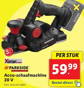 Lidl Accu-schaafmachine 20v aanbieding