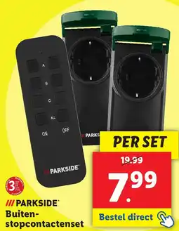 Lidl Buiten stopcontactenset aanbieding