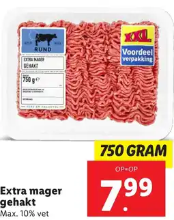 Lidl Extra mager gehakt aanbieding