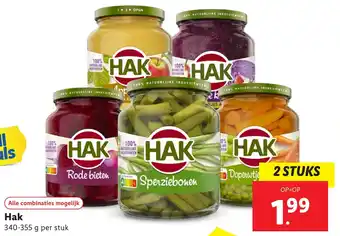 Lidl Hak aanbieding