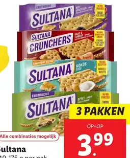 Lidl Sultana aanbieding