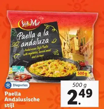 Lidl Paella Andalusische stijl aanbieding