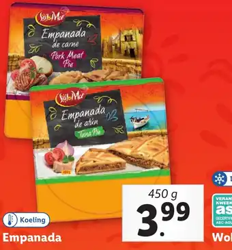 Lidl Empanada aanbieding