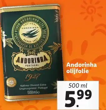 Lidl Andorinha olijfolie aanbieding