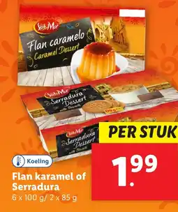 Lidl Flan karamel of Serradura aanbieding