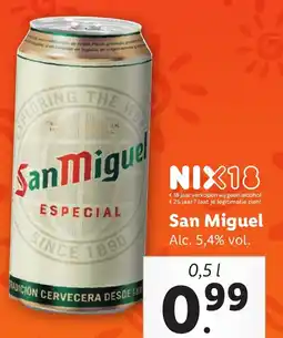 Lidl San Miguel aanbieding