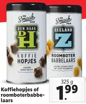 Lidl Koffiehopjes of roomboterbabbe laars aanbieding