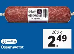 Lidl Ossenworst aanbieding