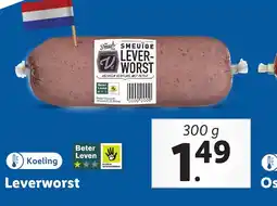 Lidl Leverworst aanbieding