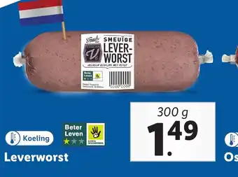 Lidl Leverworst aanbieding