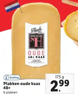 Lidl Plakken oude kaas 48+ aanbieding